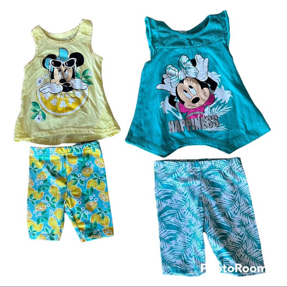 NWOT Minnie Mouse shorts sets
